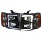 Spec-D Tuning 07-13 CHEVROLET SILVERADO MATTE BLACK HOUSING CLEAR LENS, PK  2 2LH-SIV07JM-G3-RS - alternate 1